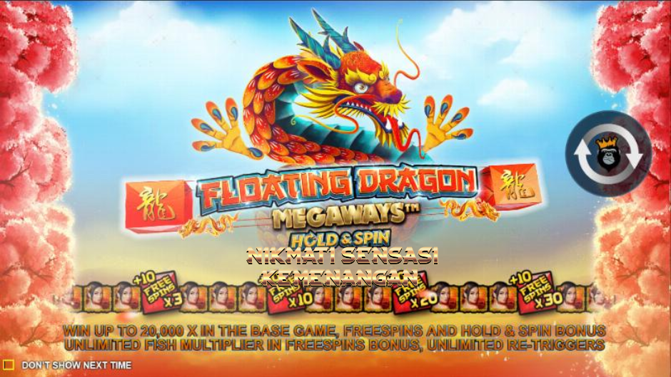 Floating Dragon Megaways: Pertarungan Naga di Langit dengan Fitur Super Megaways dan Jackpot Menakjubkan
